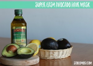 How to make an avocado hair mask.