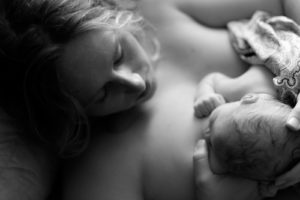 breastfeeding newborn baby